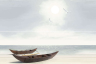 Панно настенное Alma Ceramica Ailand Пейзаж-1 7.5мм