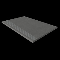 Ступень LN03 Luna натуральная 30x120 серый